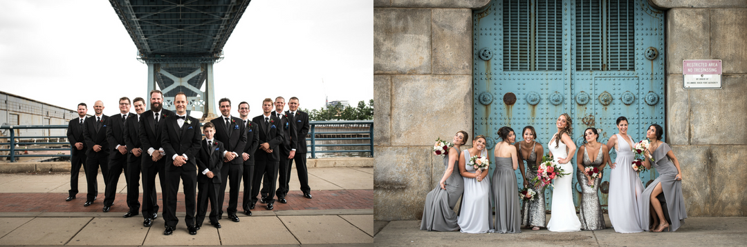 groomsmen and bridesmaids