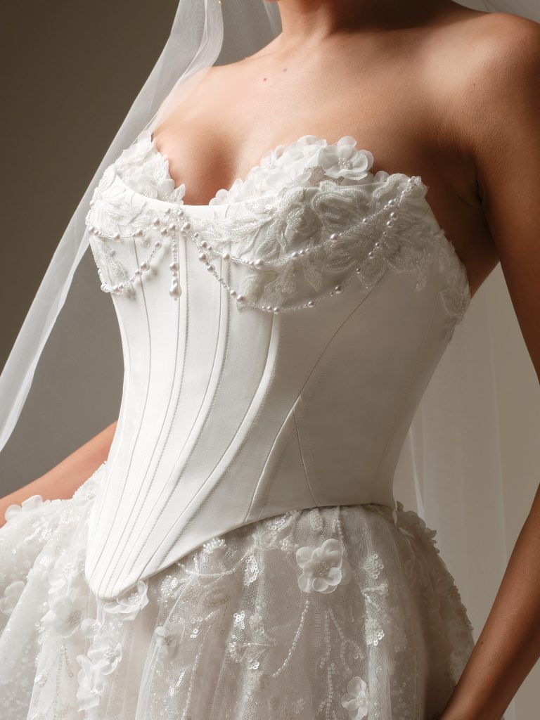 Sottero and Midgley Kalinda Lace Up Detachable Bustier