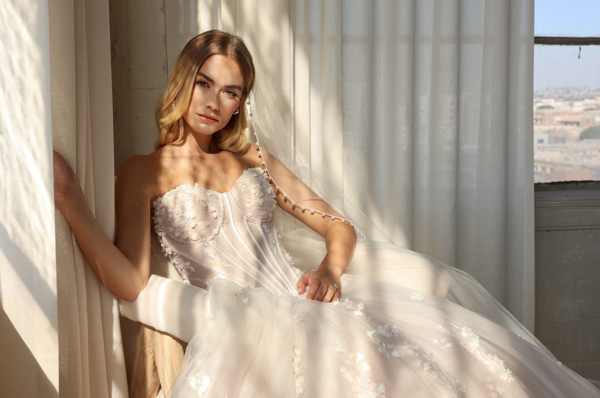 Martina Liana Wedding Dress LE1400 Couture Wedding Gowns in Denver, Colorado at The Bridal Collection