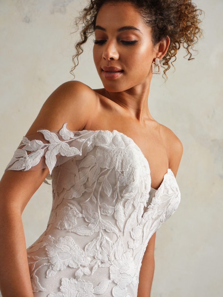 Maggie Sottero Bridget Detachable Cap Sleeve Strap